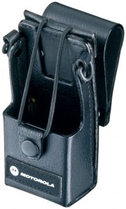 Кожаный чехол с петлей 6 см для крепления на ремень для радиостанций Motorola CP-140