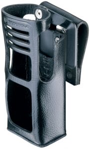 Кожаный чехол с шарнирным креплением на ремень для радиостанции GP1280 с NiCd/NiMh аккумуляторами